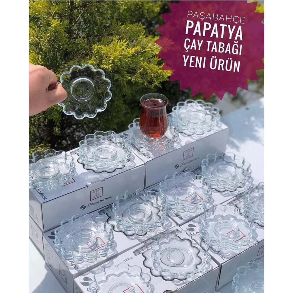 Paşabahçe 54531 Papatya Çay Tabağı (8 Paket)