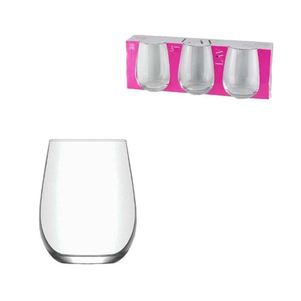 Lav Gaı365A 3Lü Meşrubat Bardak 16Pkt