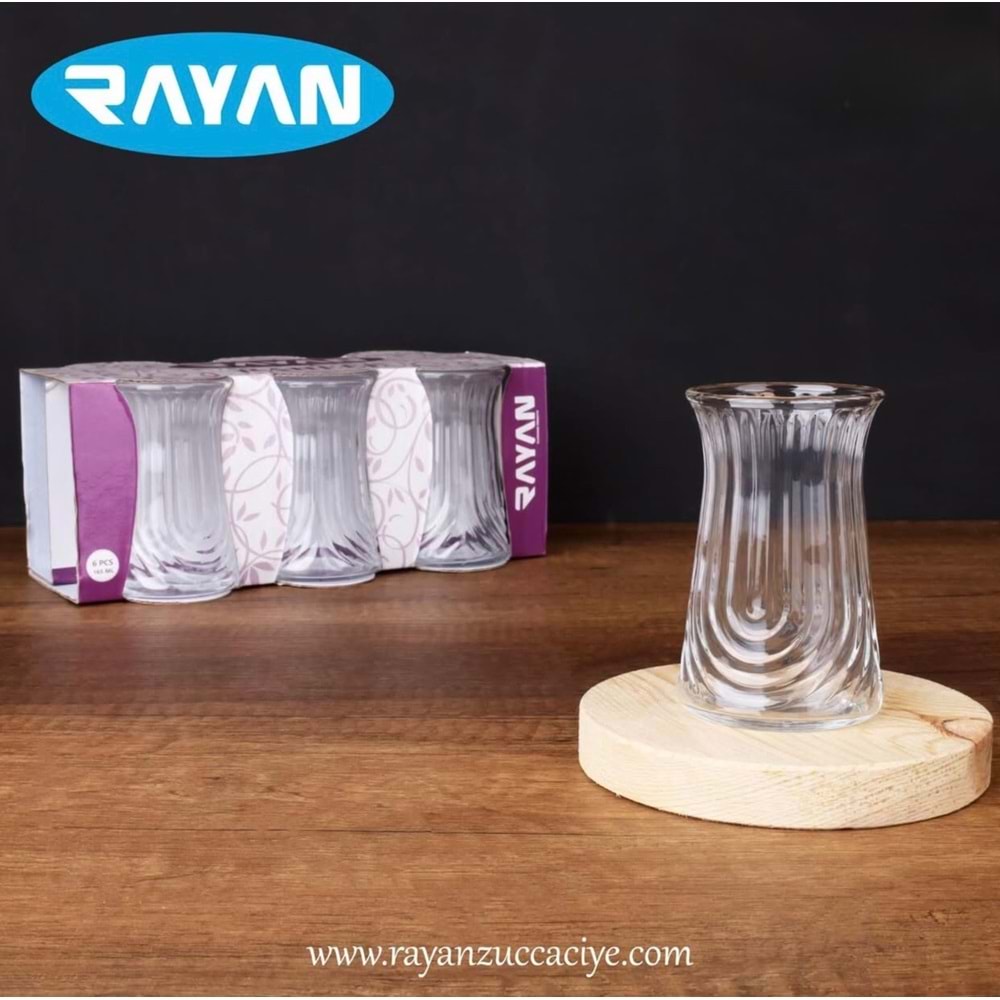 Elegance Raheel Çay Bardak (12 Paket)