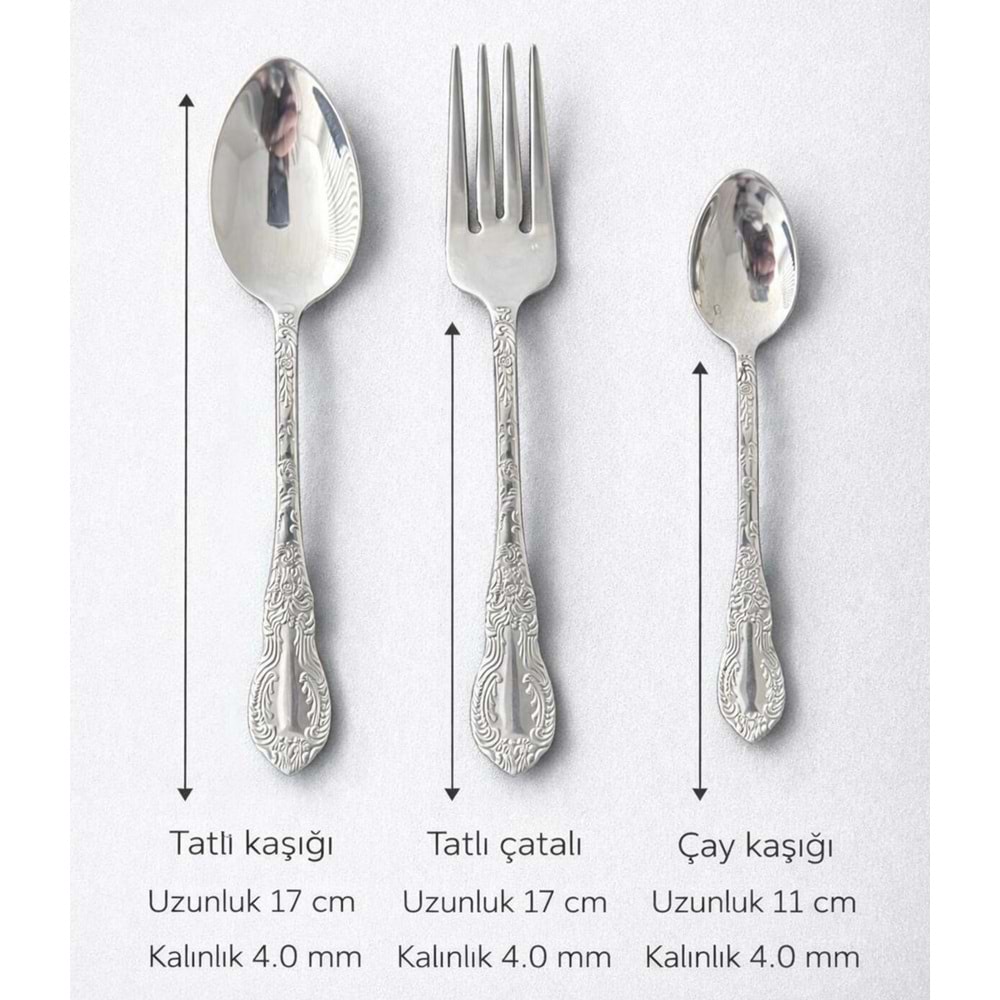 Özlife 8020 Fulya 72 Prç Çkb Takımı (6 Adet)