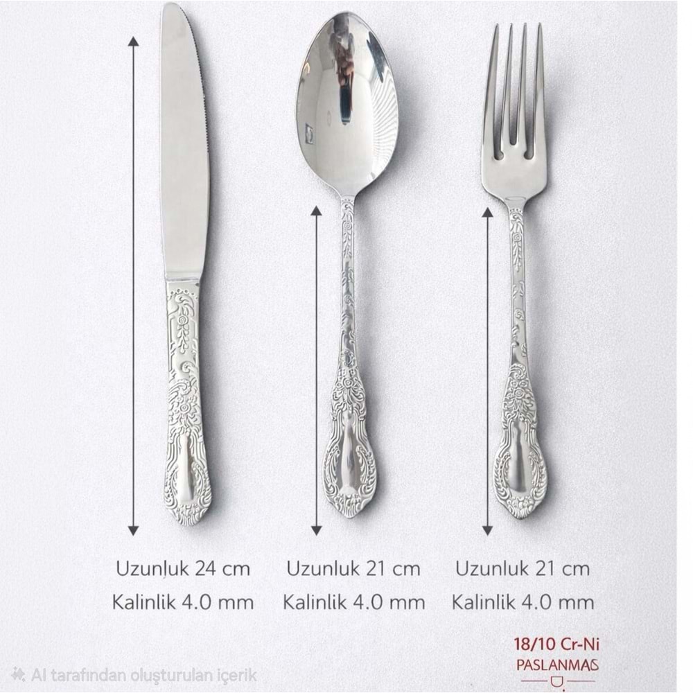 Özlife 8020 Fulya 72 Prç Çkb Takımı (6 Adet)
