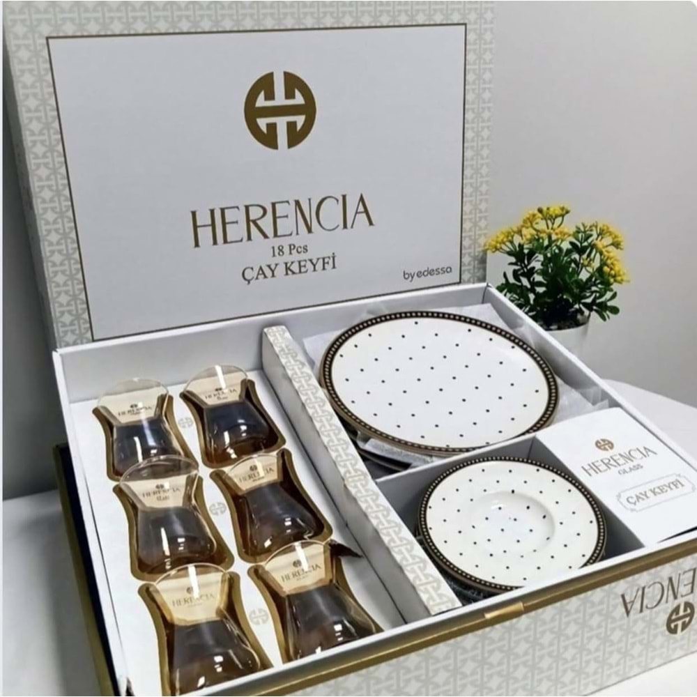 Herencıa 18 Parça Pasta Seti (4 Paket)
