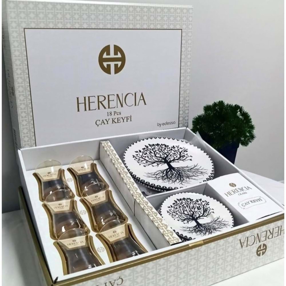Herencıa 18 Parça Pasta Seti (4 Paket)