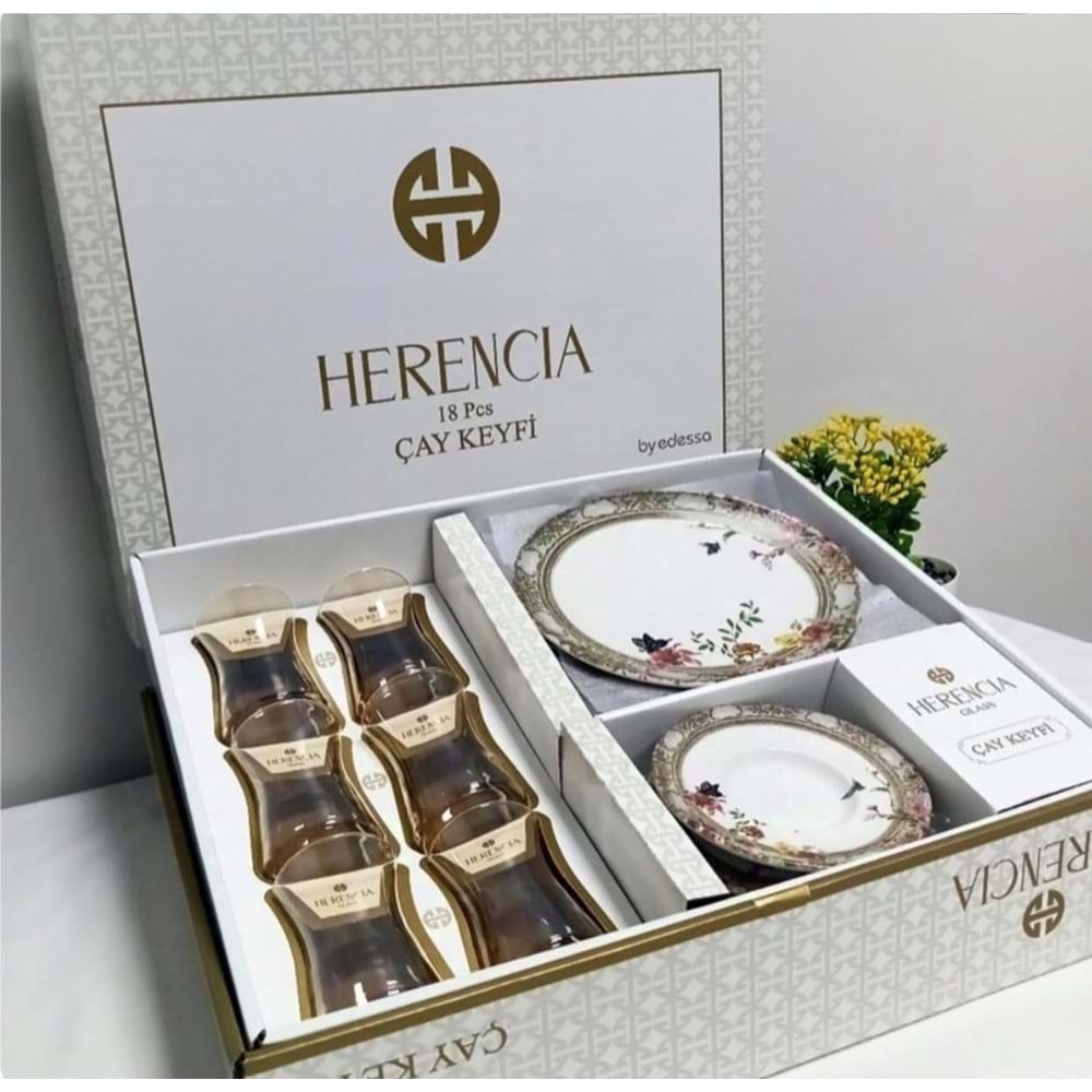 Herencıa 18 Parça Pasta Seti (4 Paket)
