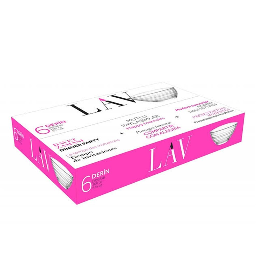 Lav Drn238F 6 Lı Kase (8 Paket)