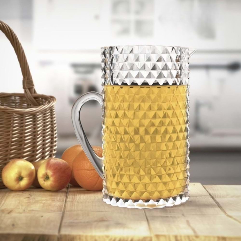 Herencıa Elmas Cam Sürahi (6 Paket)