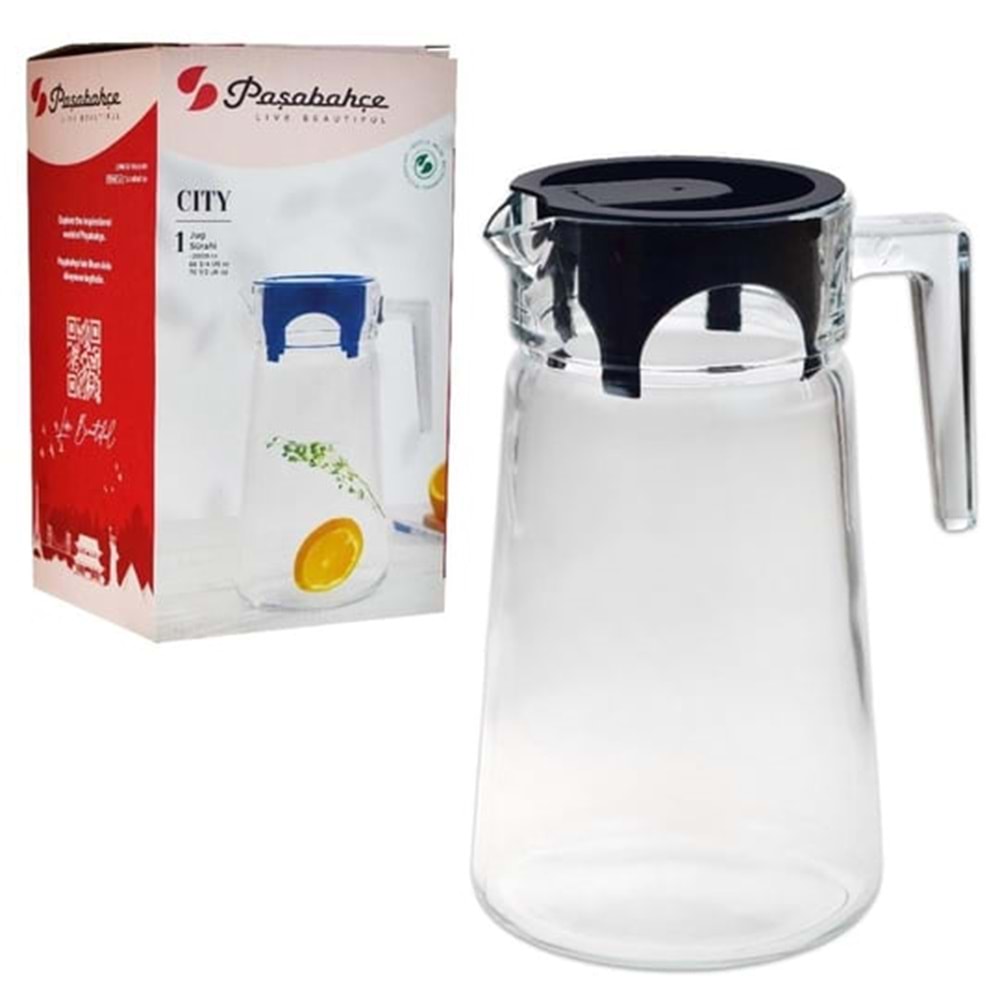 Paşabahçe 43038 City 2 Lt Cam Sürahi (6 Paket)