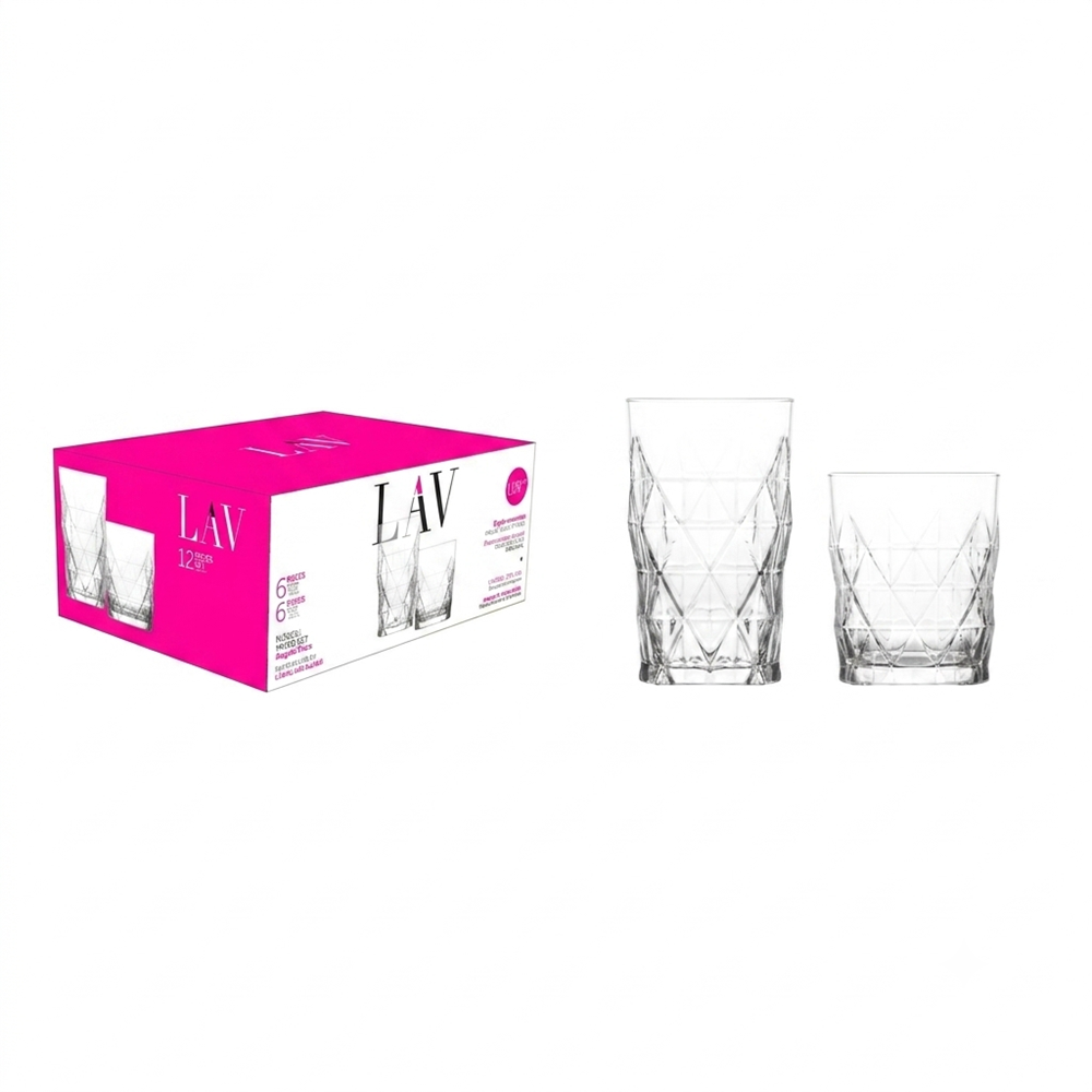 Lav Keopss1 12 Prç Bardak Seti (4 Paket)