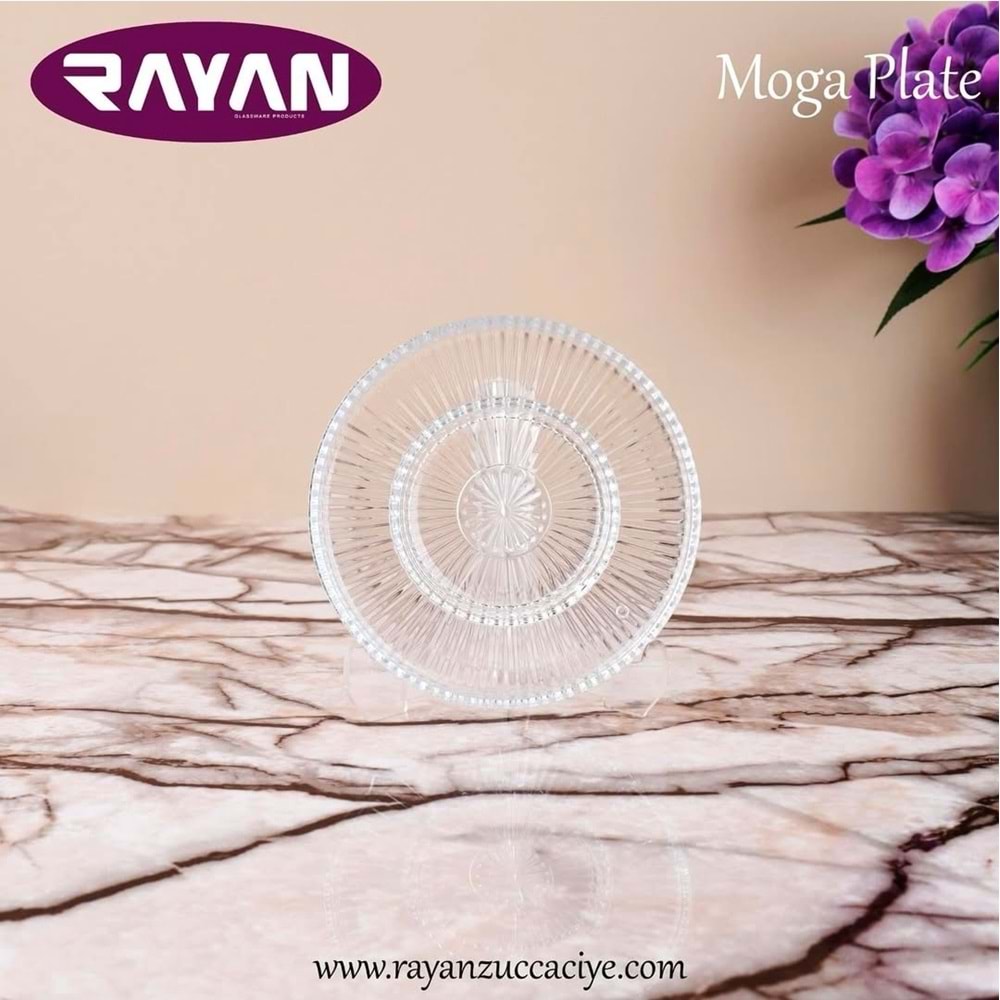 Rayan Moga 6 Lı Çay Tabağı (8 Paket)