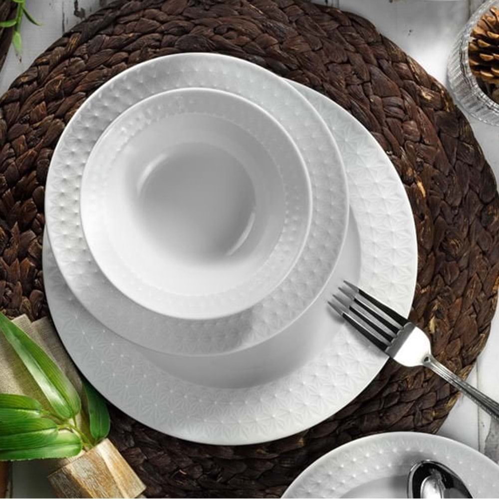 Kütahya 24 Prç Porselen Yemek Takımı