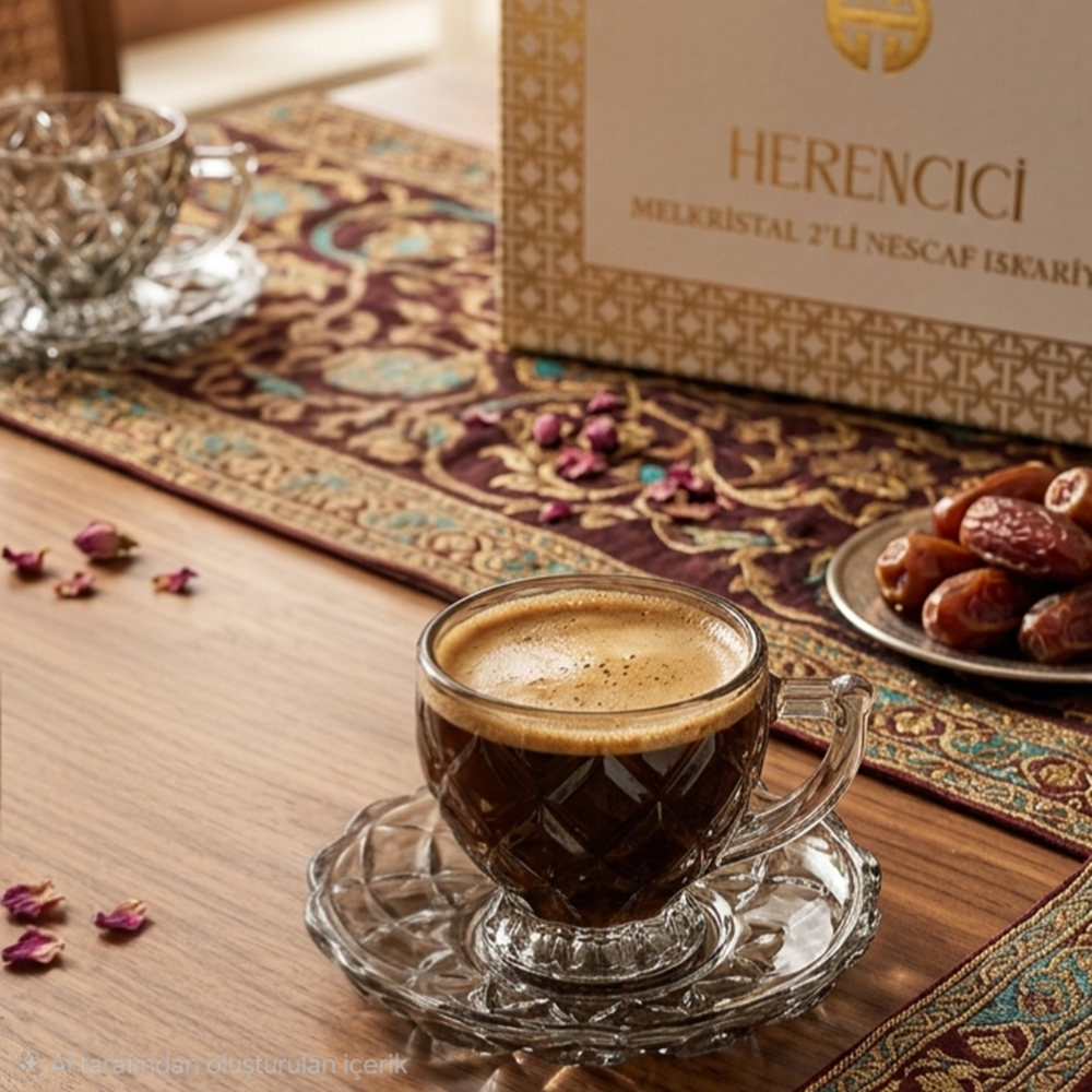 Herencıa Ahu 2 Li Nescafe Fincanı Füme (9 Paket)