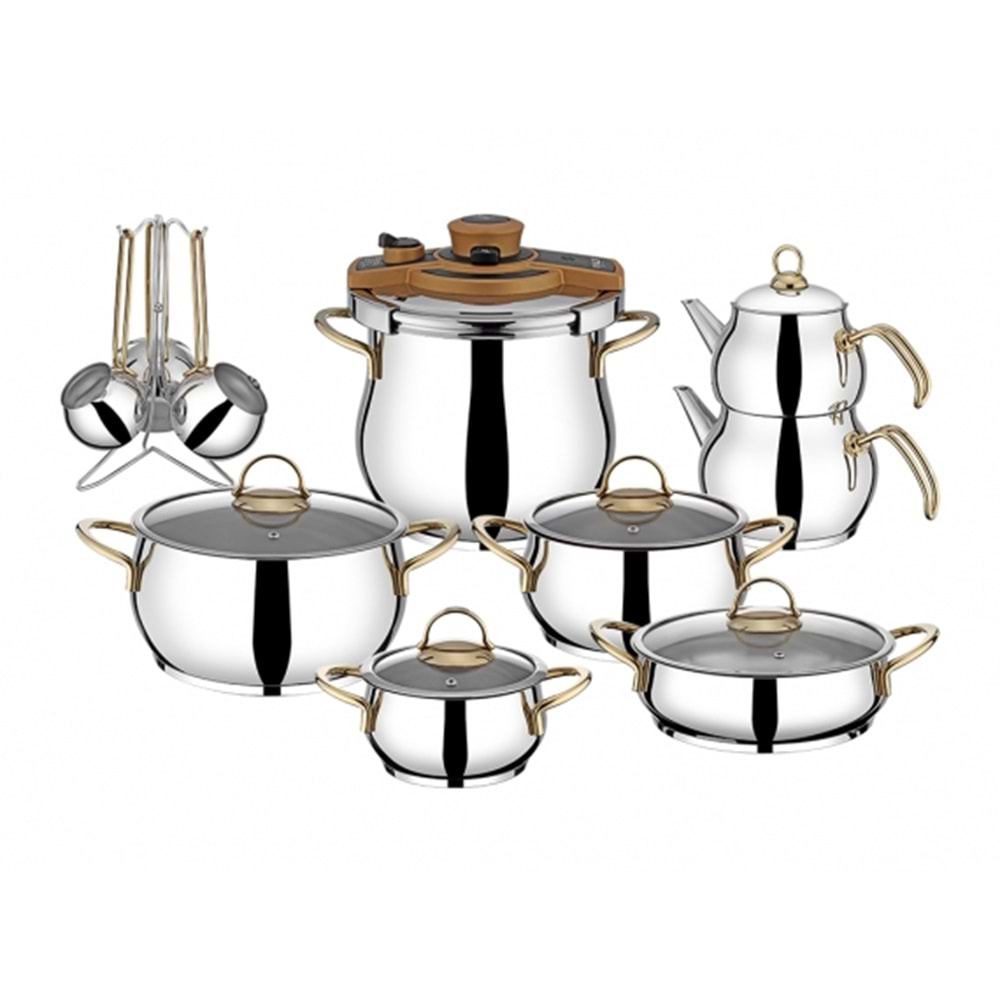 Vivaldi Tombo 18 Parça Çeyiz Seti Gold