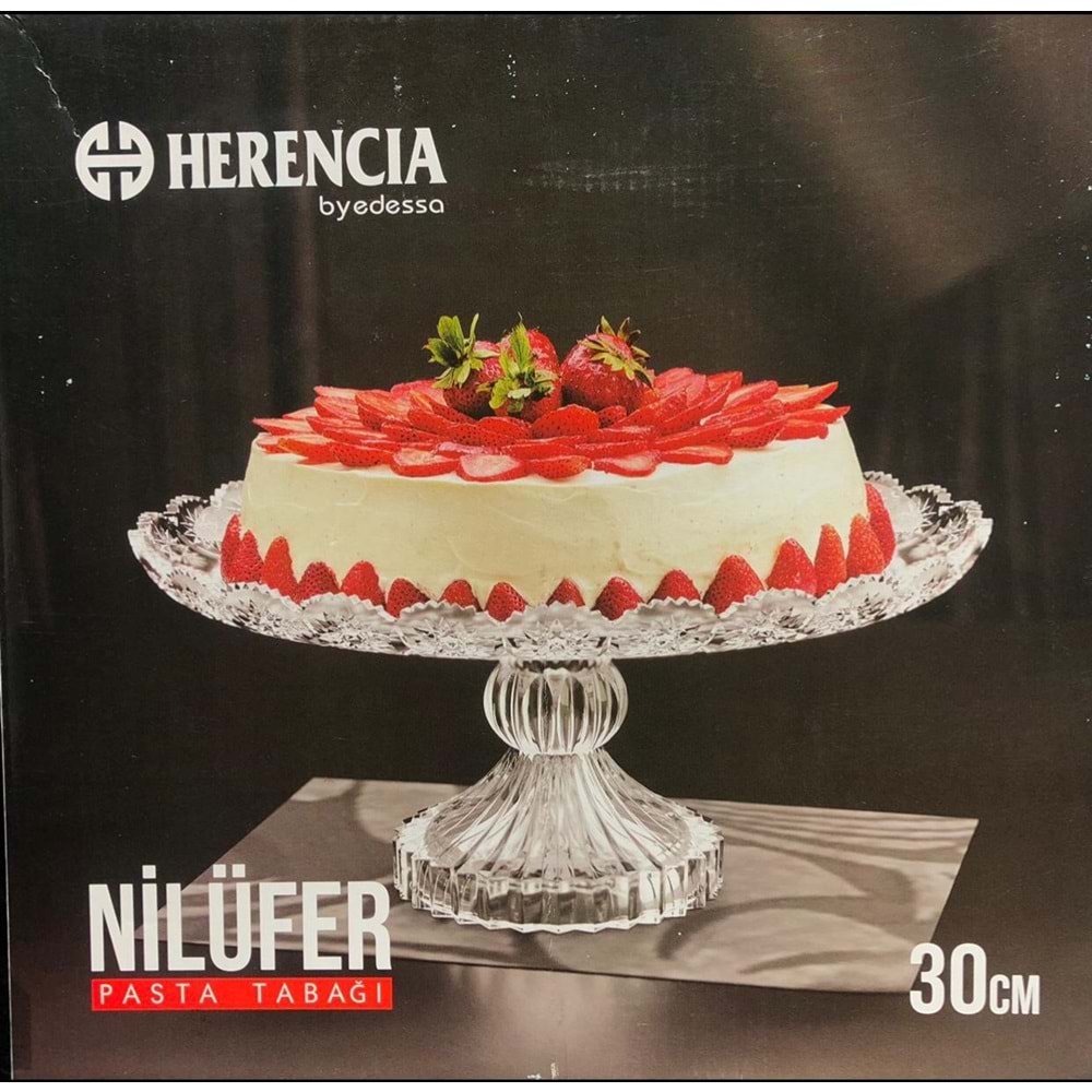 Herencıa Nilüfer 30 Cm Ayaklı Sunumluk (4 Paket)