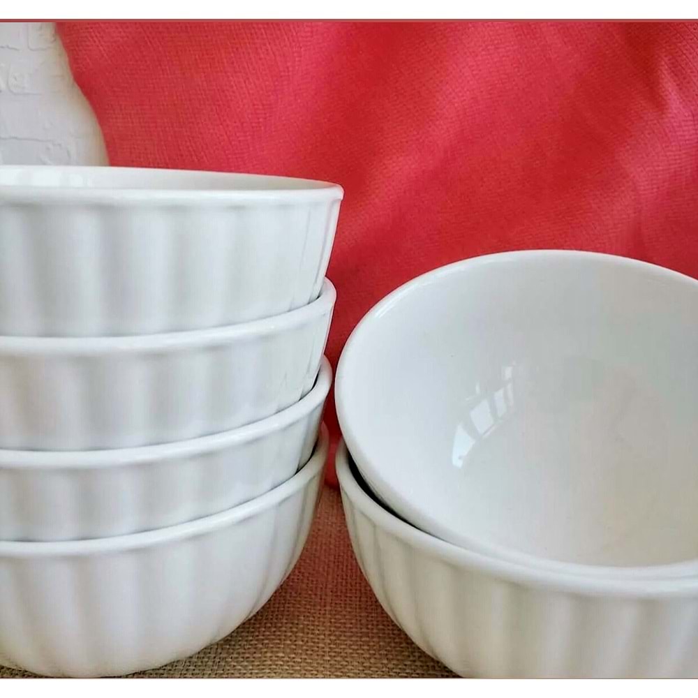 Seramik 12 Cm Bulut Çorba Kasesi (36 Adet)