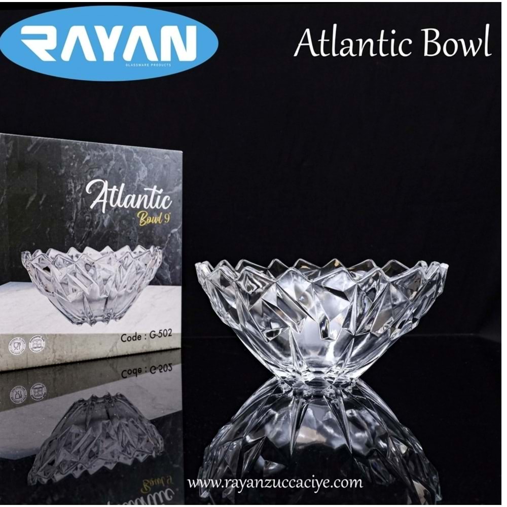 Rayan Atlantic Bowl 9 Tekli Meyvelik (8 Paket)