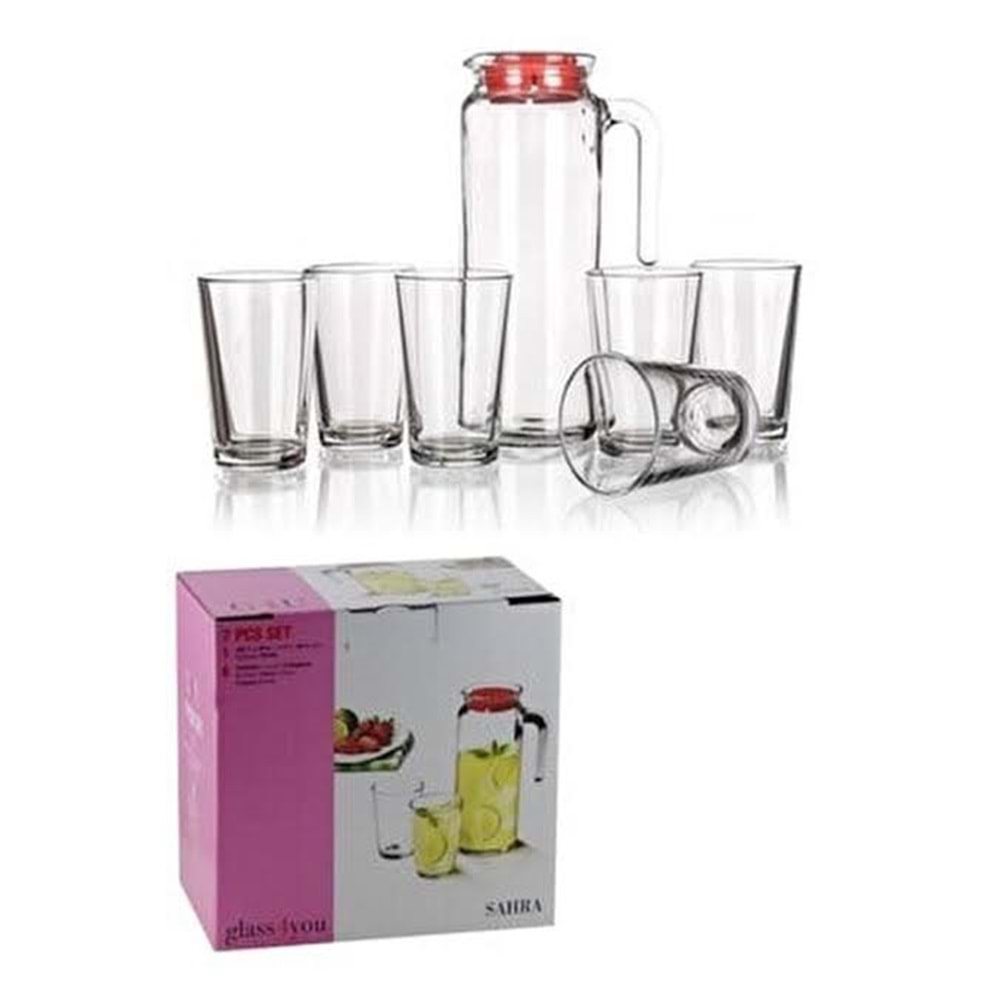 Paşabahçe 96396 Sahra Su Takımı 7 Parça (2 Paket)