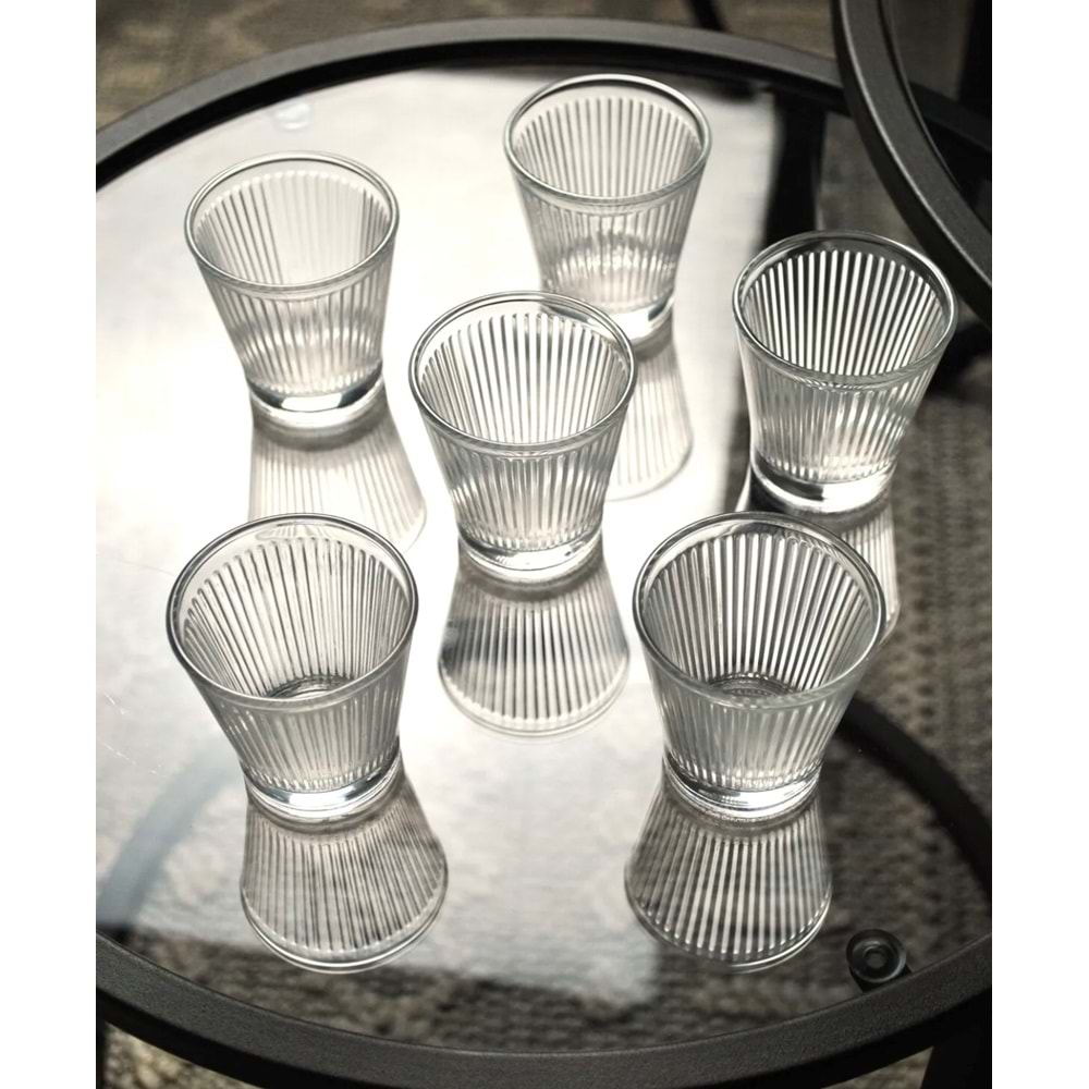 Sigma SGM11310 Elina 6 Lı Kahve Yanı Bardak (12 Paket)