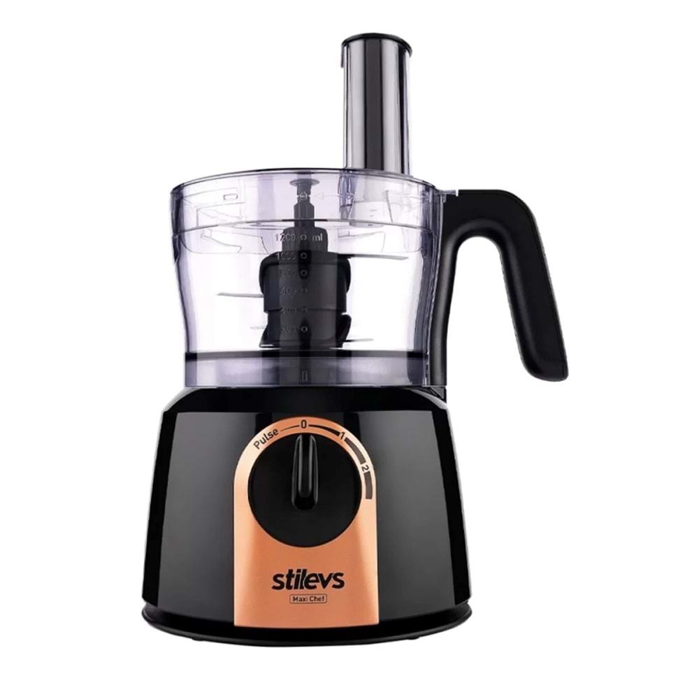 Stilevs Maxi Chef Mutfak Robotu Siyah-Bakır