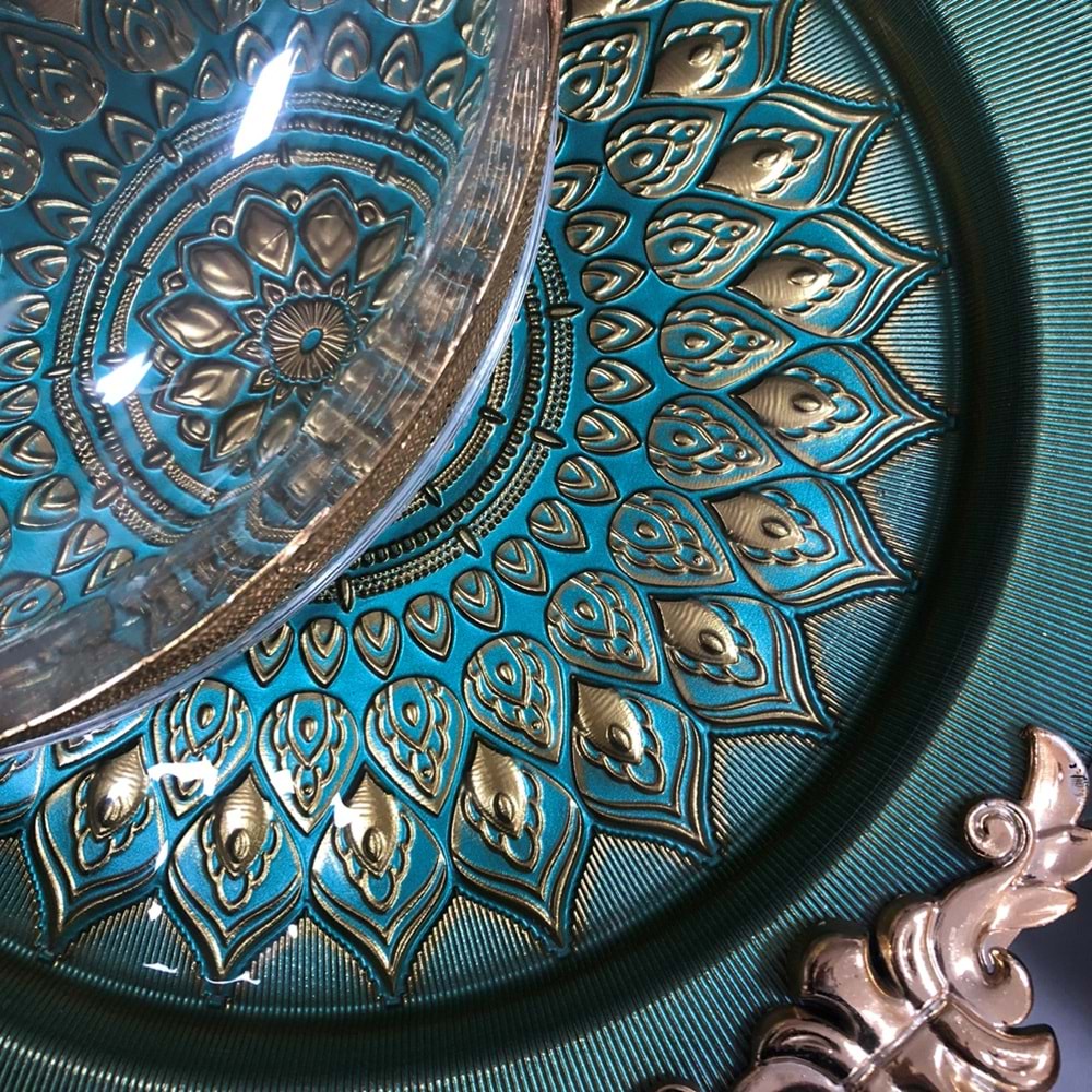 Mokka 33 Cm Kapaklı Ayaklı Kek Fanusu (6 Paket)