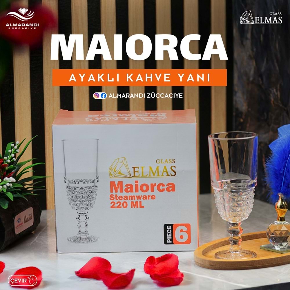 Maıorkca Ayaklı Bardak (4 Paket)