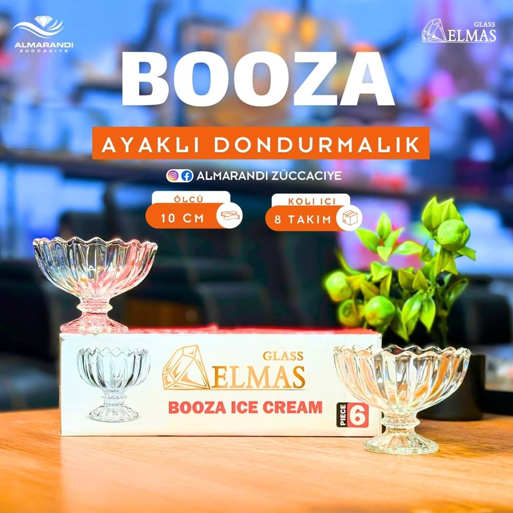Elmas Booza Sunumluk (8 Paket)