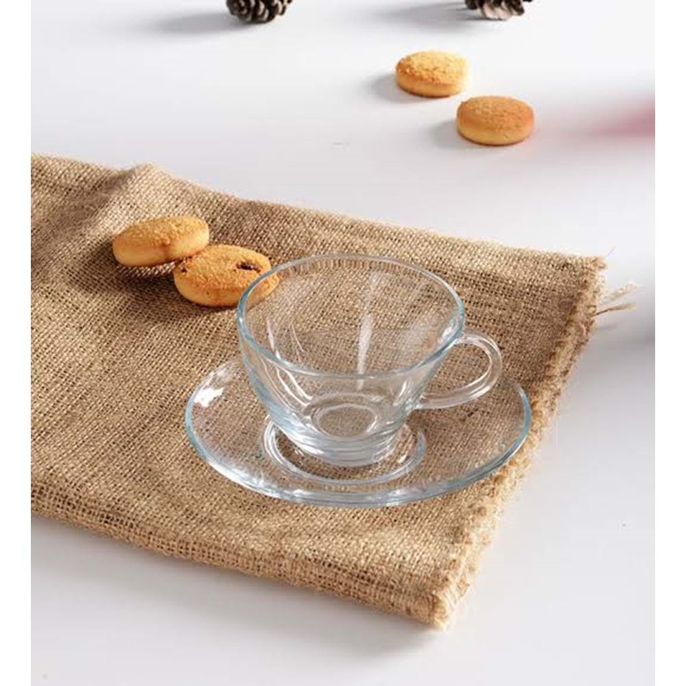 Paşabahçe 98396 Penguen 8 Prç Çay Fincan Takımı (6 Paket)
