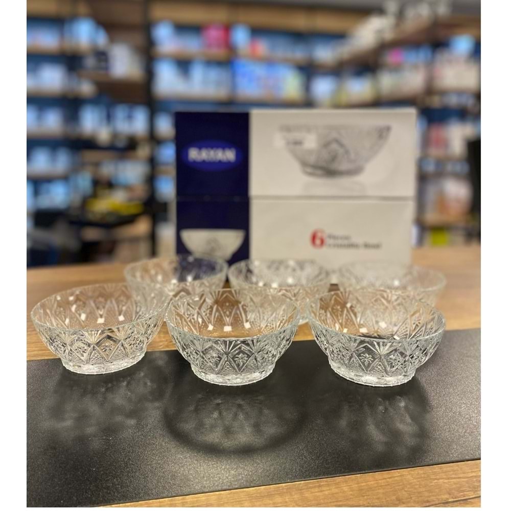 Rayan Crystal 6 Lı Kase (8 Paket)