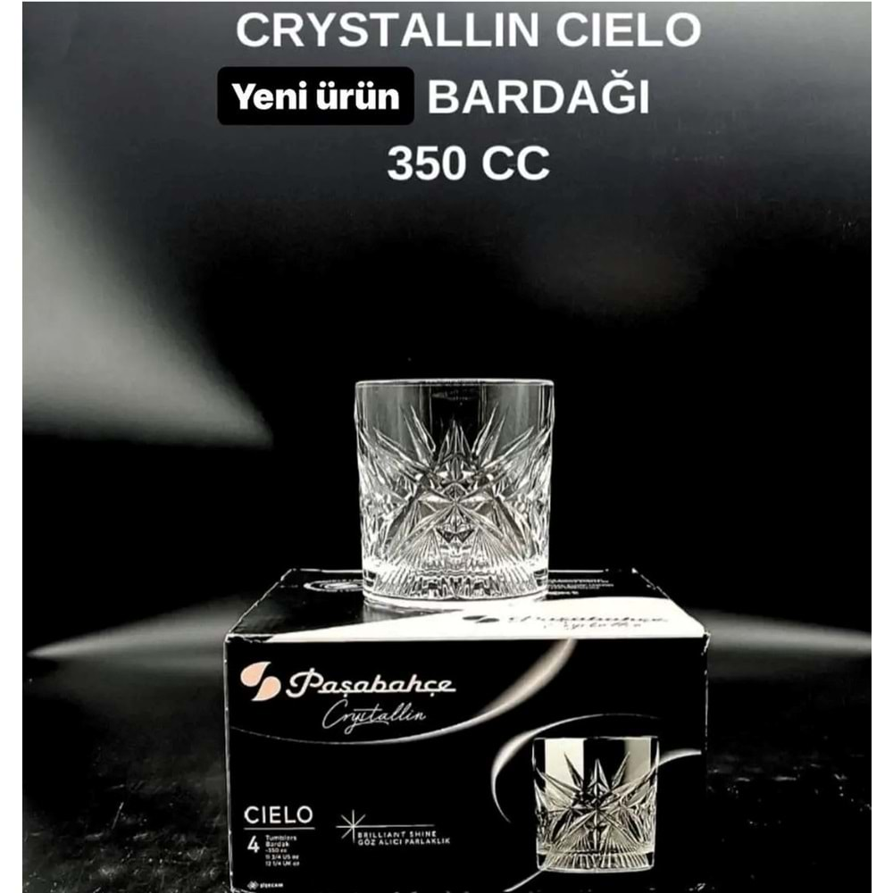 Paşabahçe 68484 Cıelo Meşrubat Bardağı Crystallın (6 Paket)