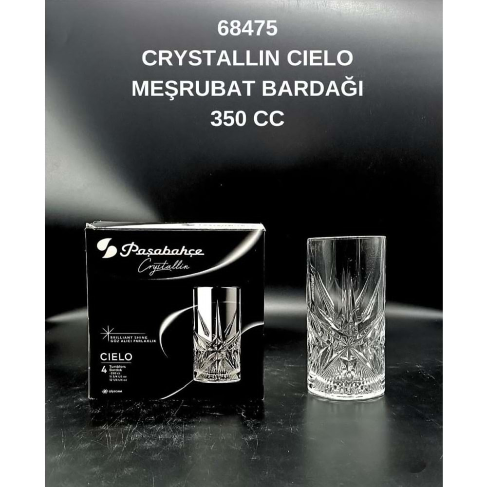 Paşabahçe 68475 Cıelo Uzun Meşrubat Bardağı (6 Paket)