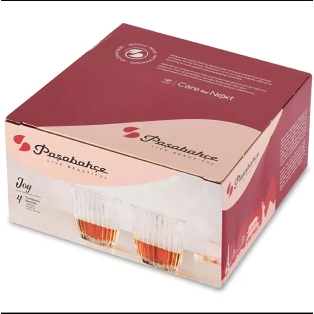 Paşabahçe 520334 Joy Meşrubat Bardak 4 Lü (6 Paket)