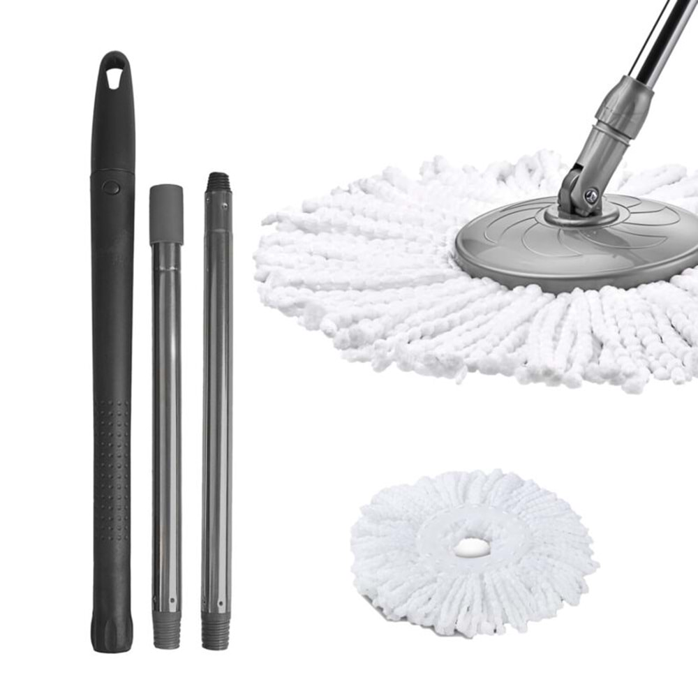 Elefan Nero Spin Mop Seti 14 Lt Siyah