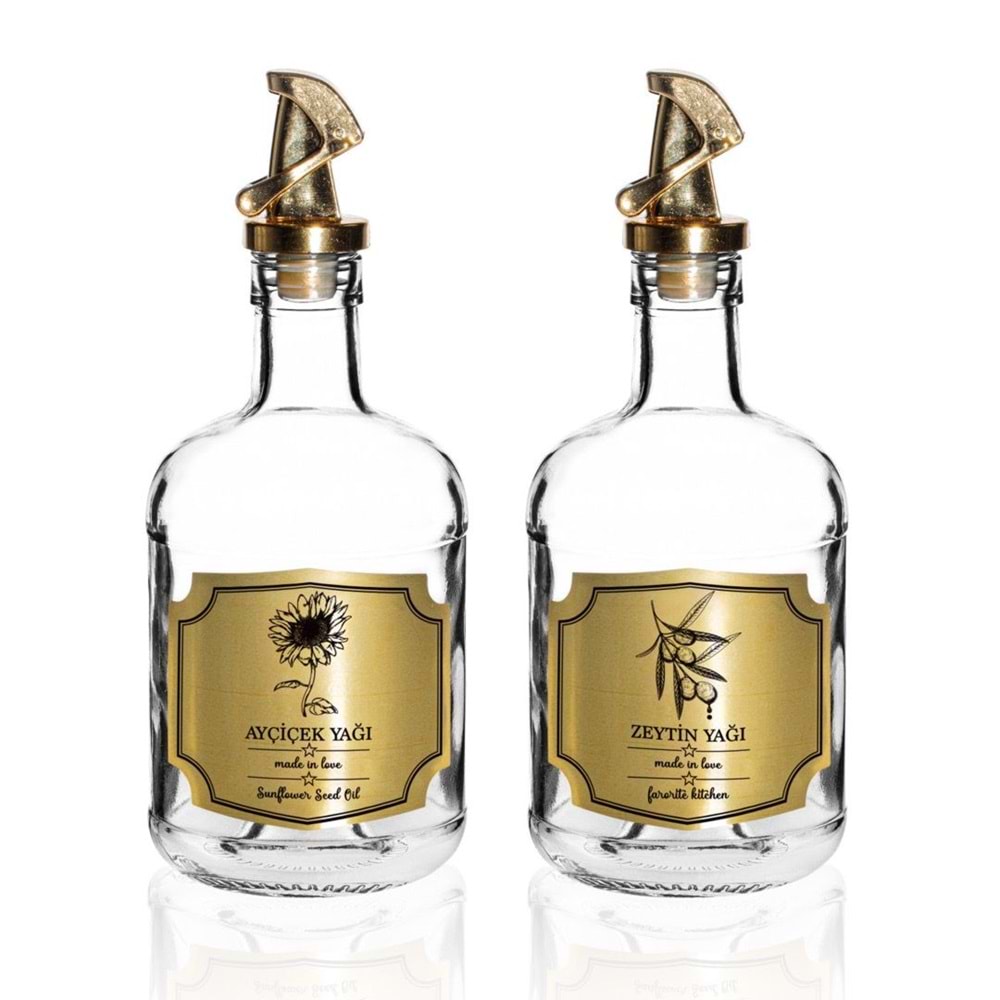 Sigma SGM10645 Moss 500CC Damlatmaz Yağlık Gold Şeffaf (12 Ad)