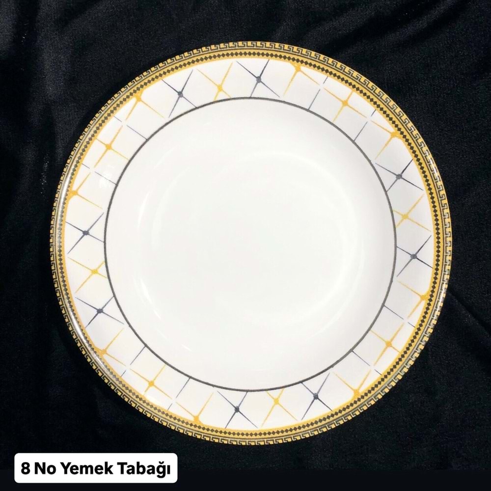 Herencıa 8 No Yemek Tabağı (48 Adet)