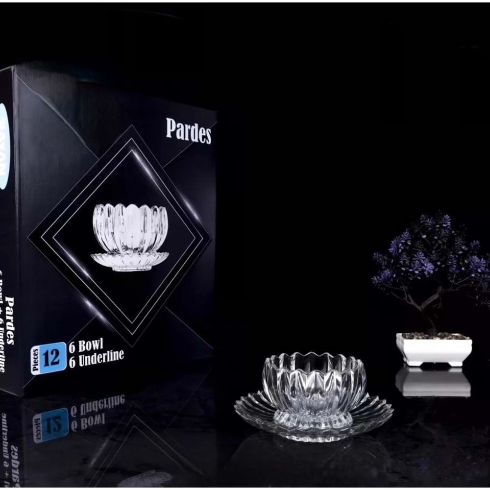 Pardes 12 Parça Çerez Seti (3 Paket)