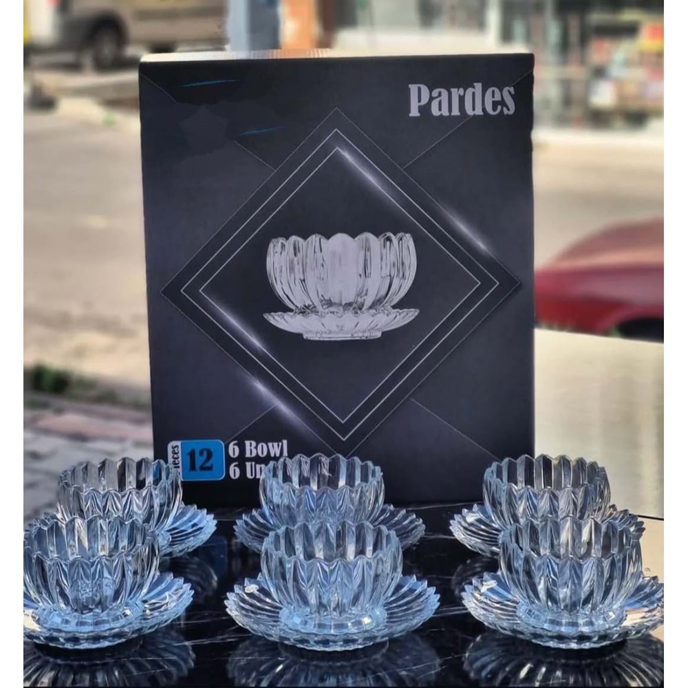 Pardes 12 Parça Çerez Seti (3 Paket)