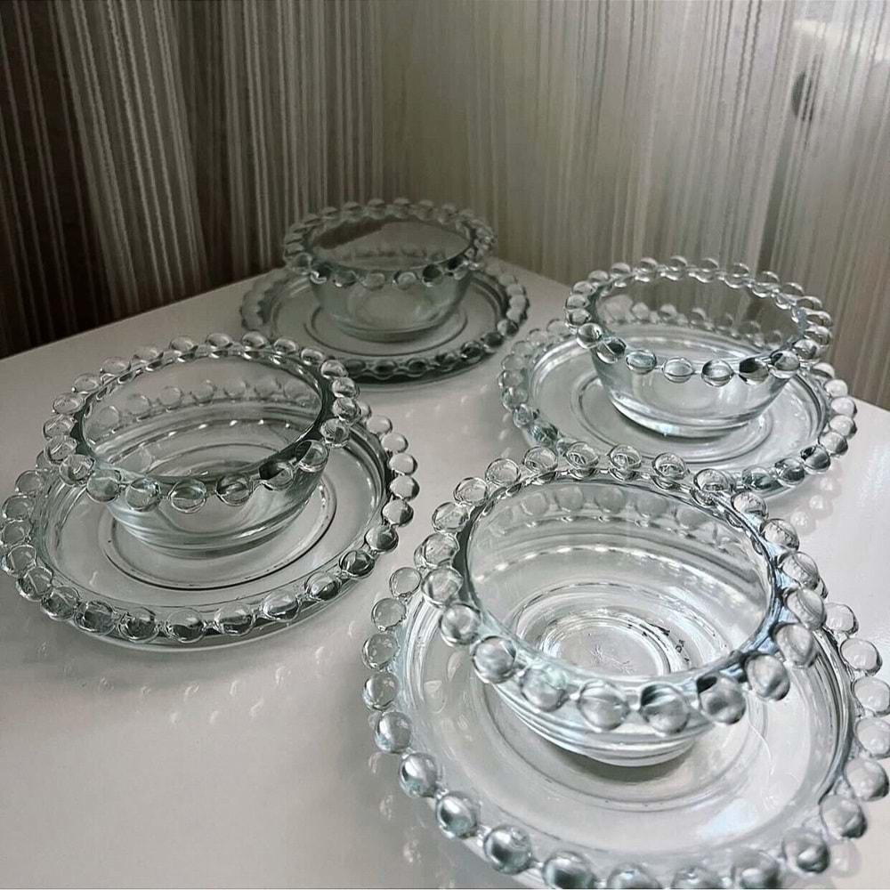 Vanes 12 Parça Boncuklu Çerez Seti (3 Paket)