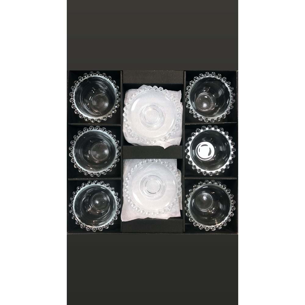 Vanes 12 Parça Boncuklu Çerez Seti (3 Paket)