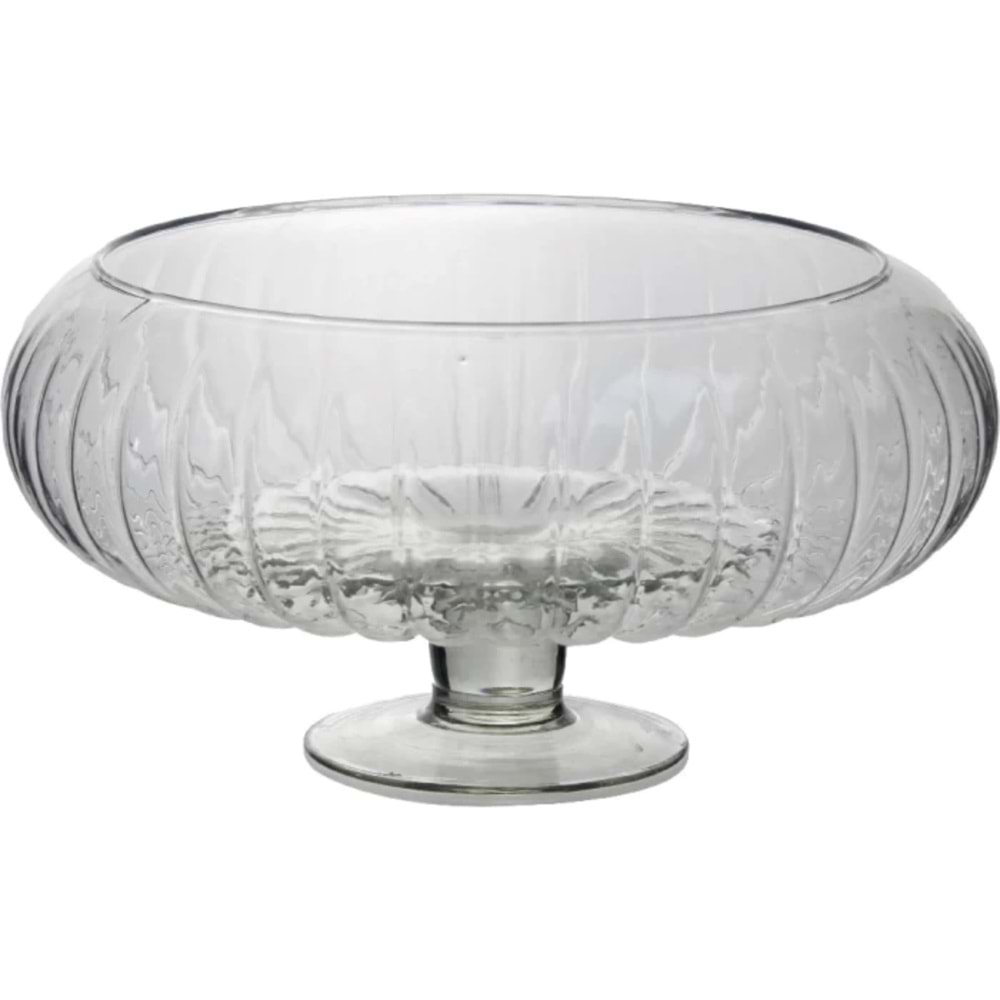 Rayan Round Cake Plate 24 Cm Ayaklı (4 Paket)