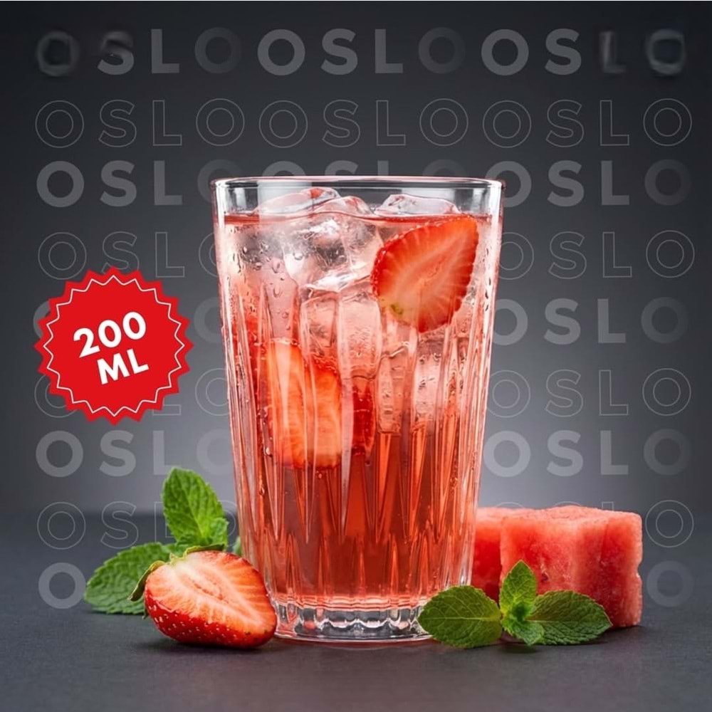 Elmas Oslo Su Bardağı (8 Paket)
