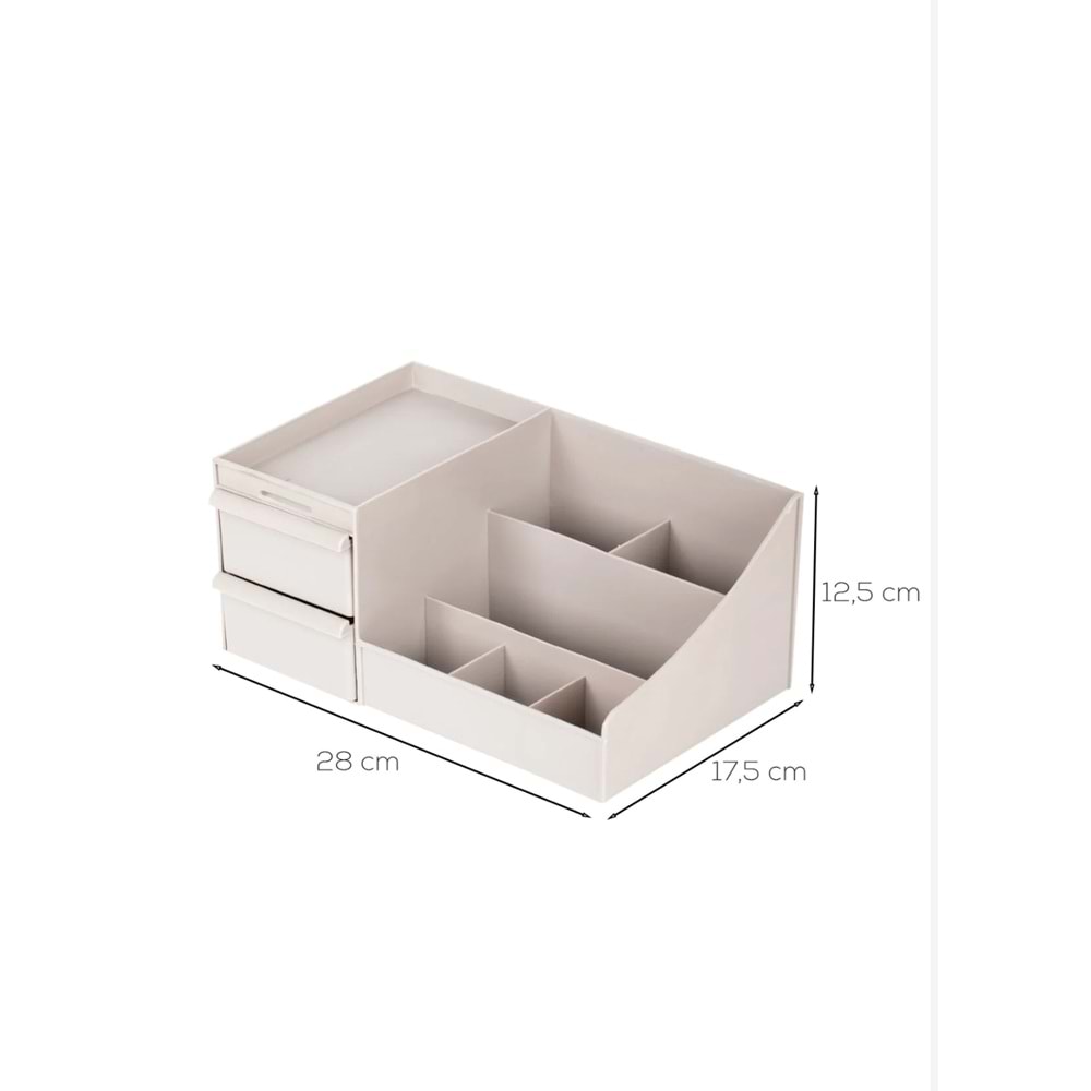 Porsima 5305 Kapiçino Makyaj Organizeri