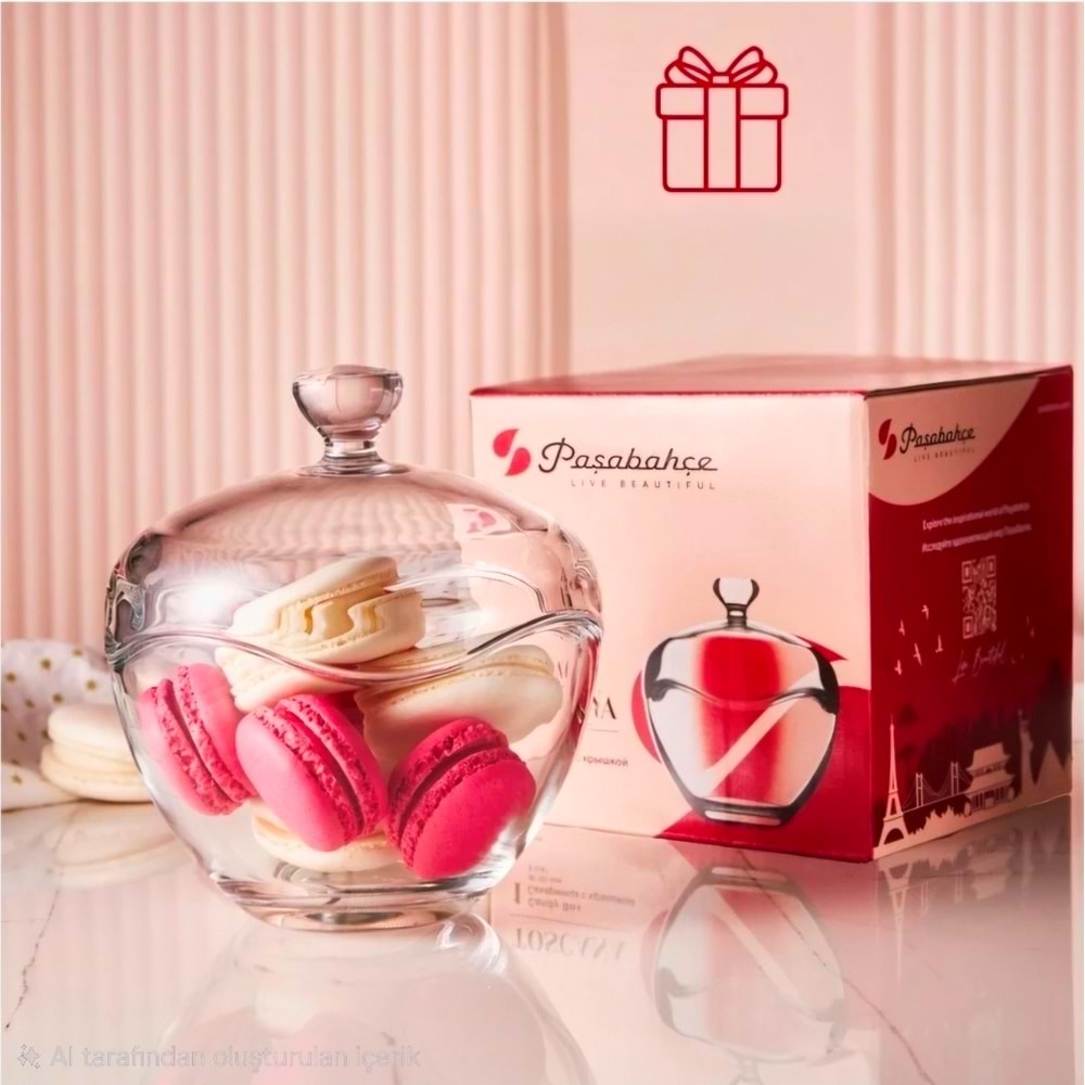 Paşabahçe 98775 Toscana Kapaklı Şekerlik (16 Paket)