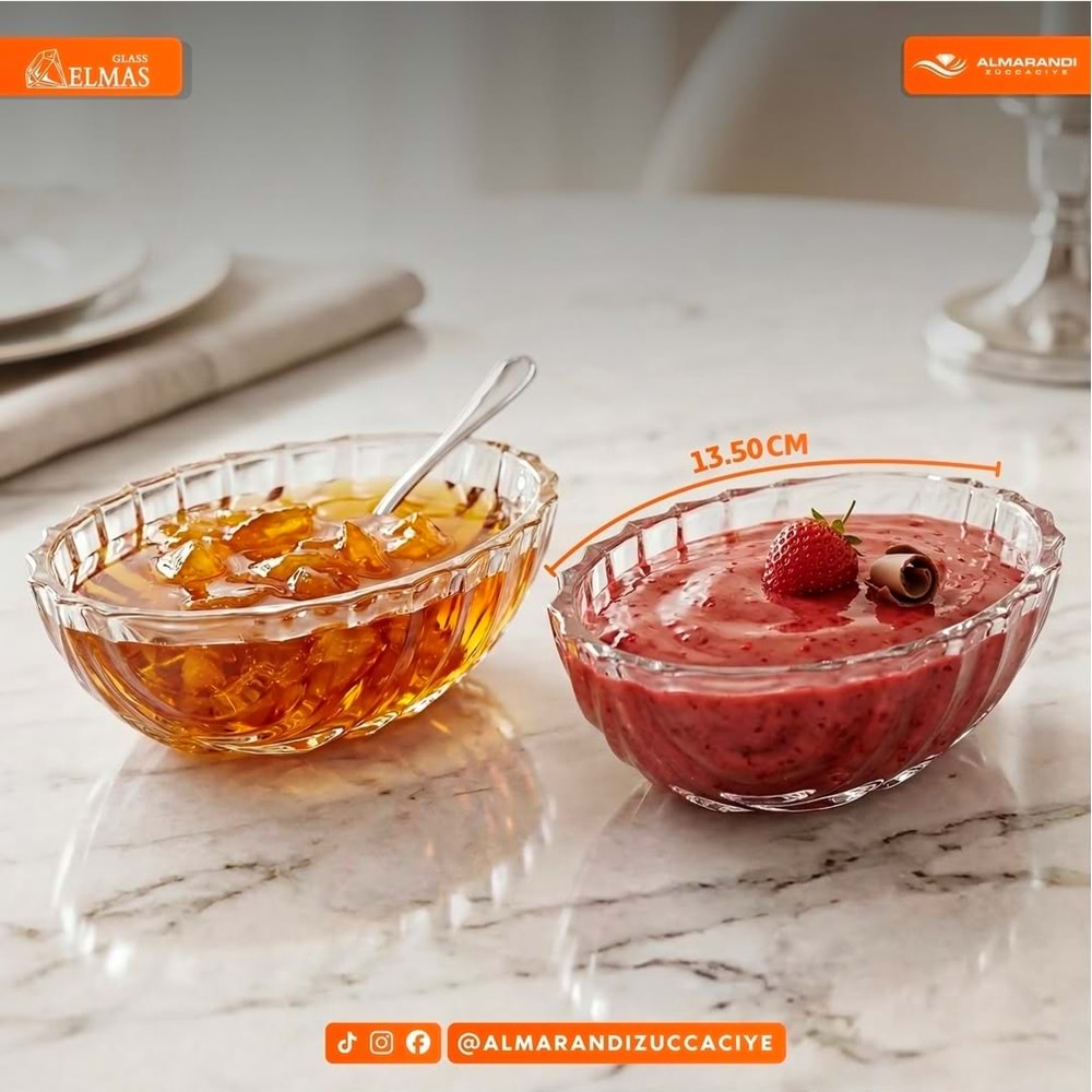 Elmas London Oval Kayık Tabak (8 Paket)