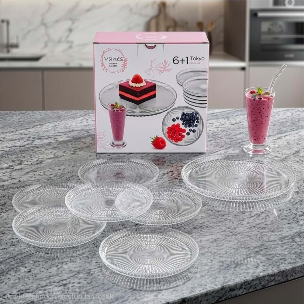 Vanes Tokyo 7 Prç 19+16 Cm Majestic Pasta Seti (6 Paket)