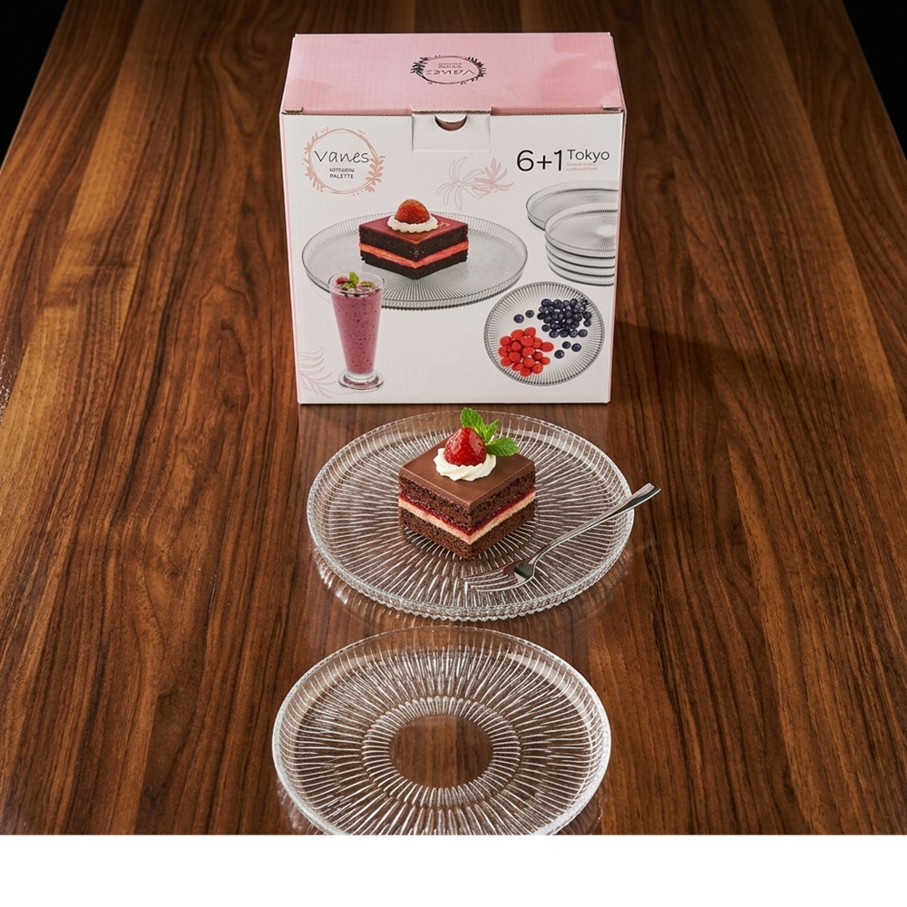 Vanes Tokyo 7 Prç 19+16 Cm Majestic Pasta Seti (6 Paket)