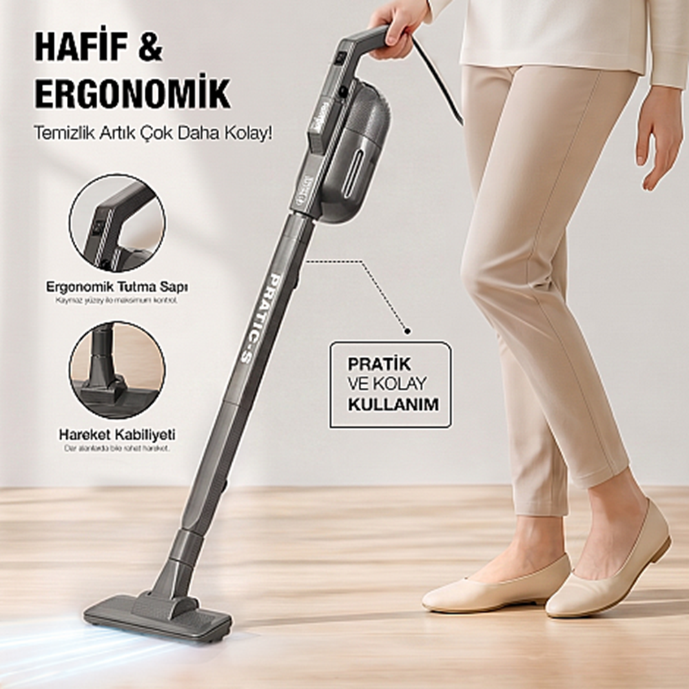 Fantom P1200 Pratic-S Elektrikli Süpürge