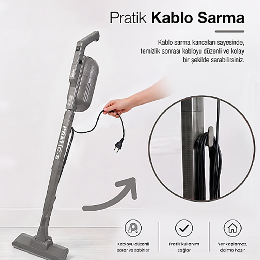 Fantom P1200 Pratic-S Elektrikli Süpürge