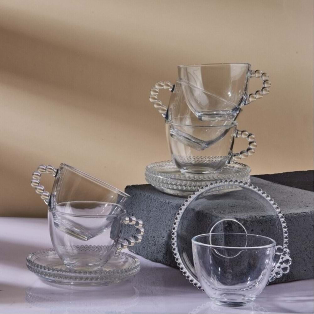 Perotti 12602 Girona 6 Lı Cam Kahve Fincanı 90 Ml