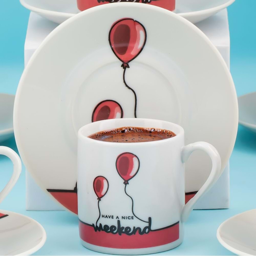 Ms Morry 03 Porselen Kahve Fincanı