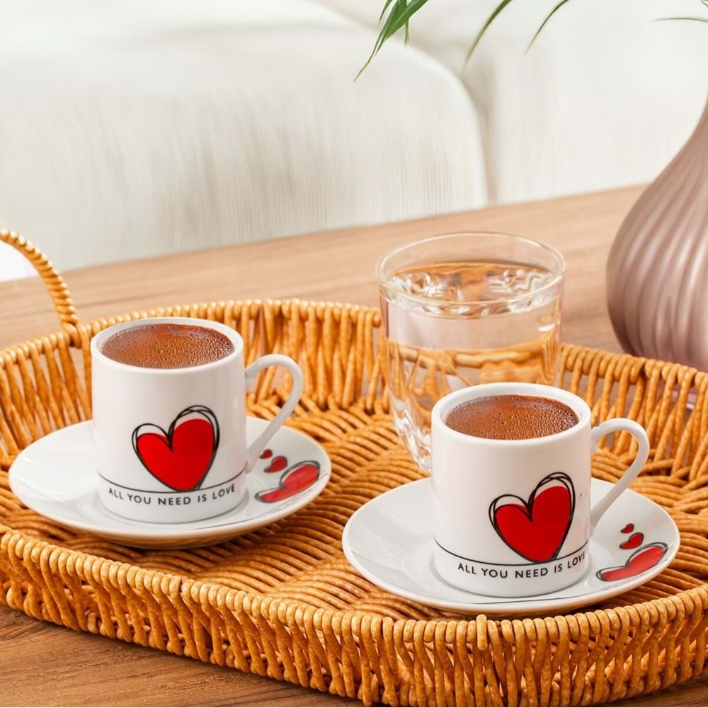 Ms Morry 04 Porselen Kahve Fincanı