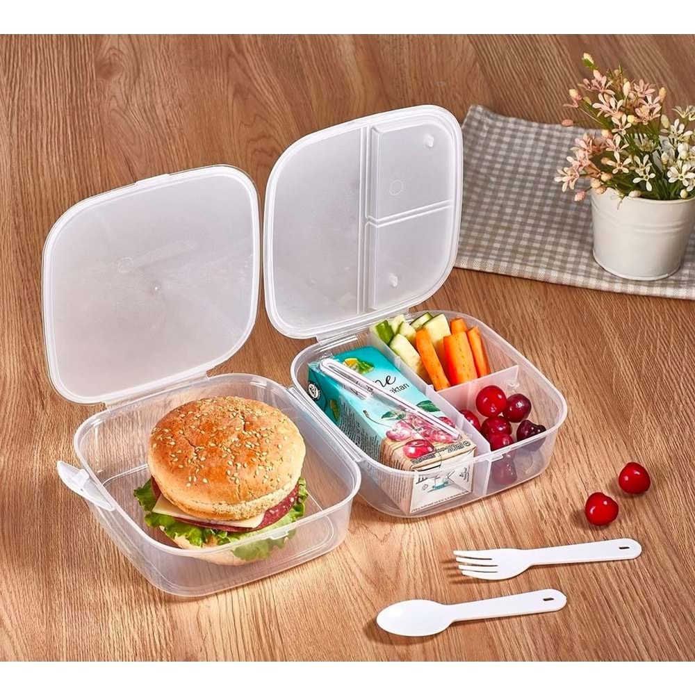 Porsima Org-148 Kiddy Şeffaf Beslenme Kutusu